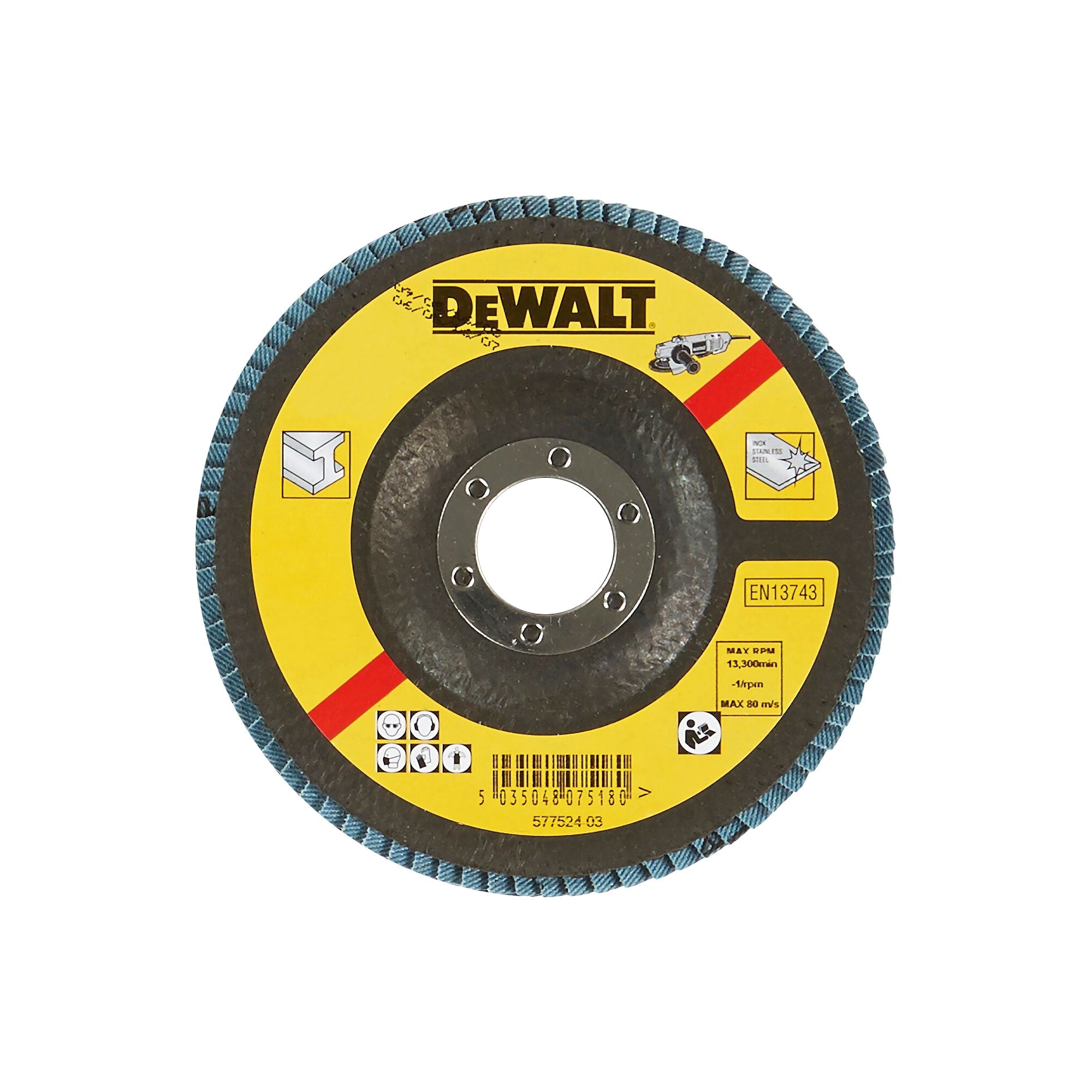 DeWALT DT3255 Lamellenschijf gebogen 115mm K36 afbeelding 1