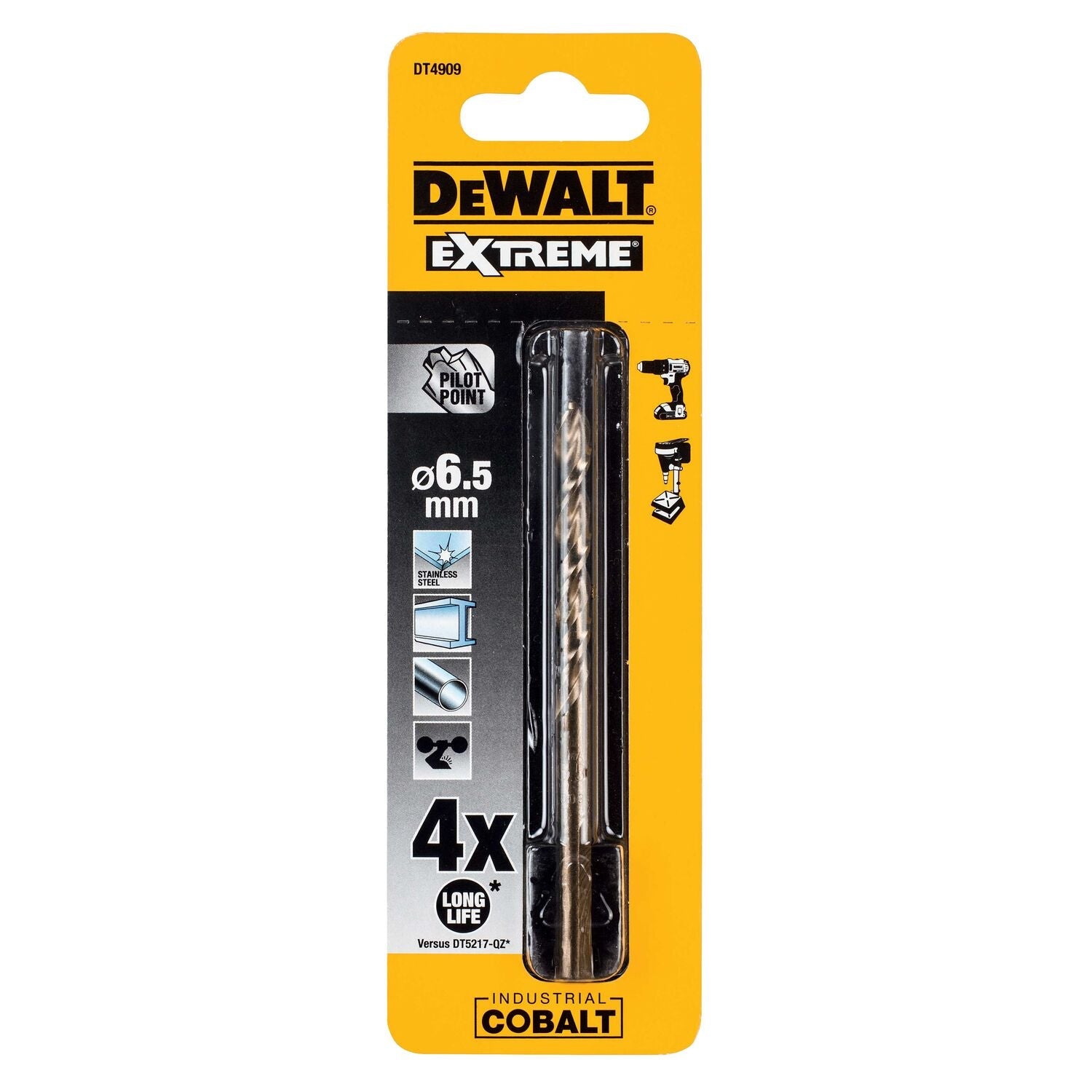 DeWALT DT4909 Industrial Cobalt Boor HSS 6.5mm afbeelding