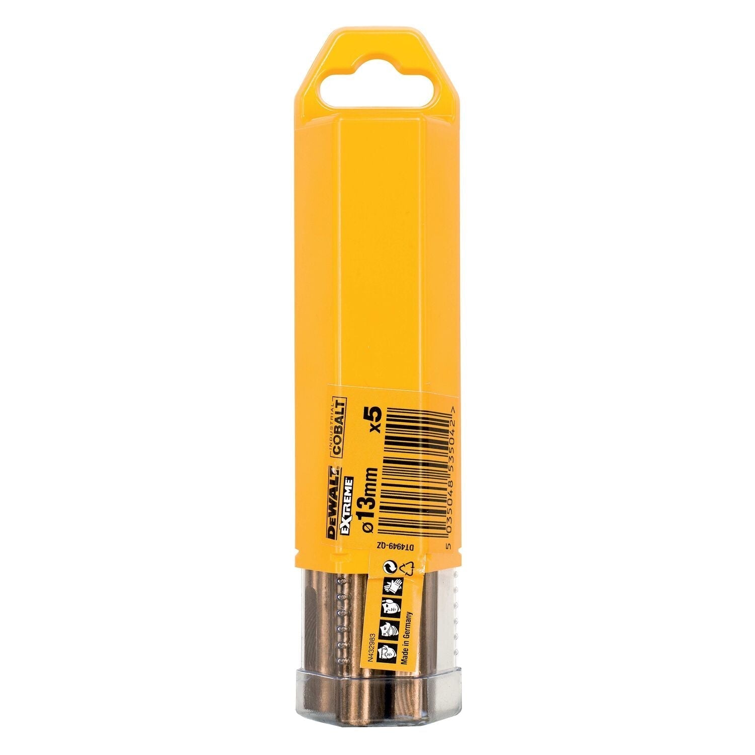DeWALT DT4949 Industrial Cobalt Boor HSS 13.0mm (5) afbeelding 1