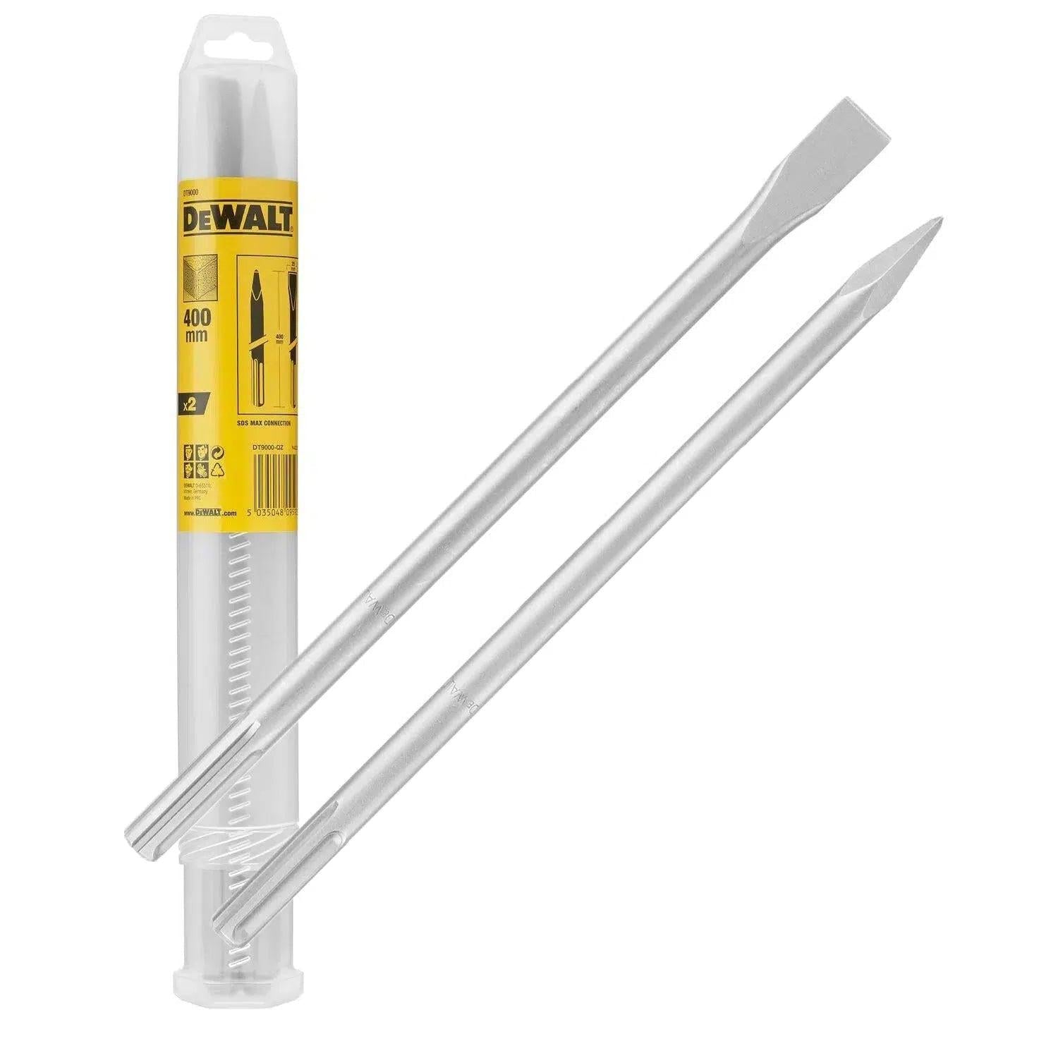 DeWALT DT9000 2-Delige Beitelset SDS-Max afbeelding 1