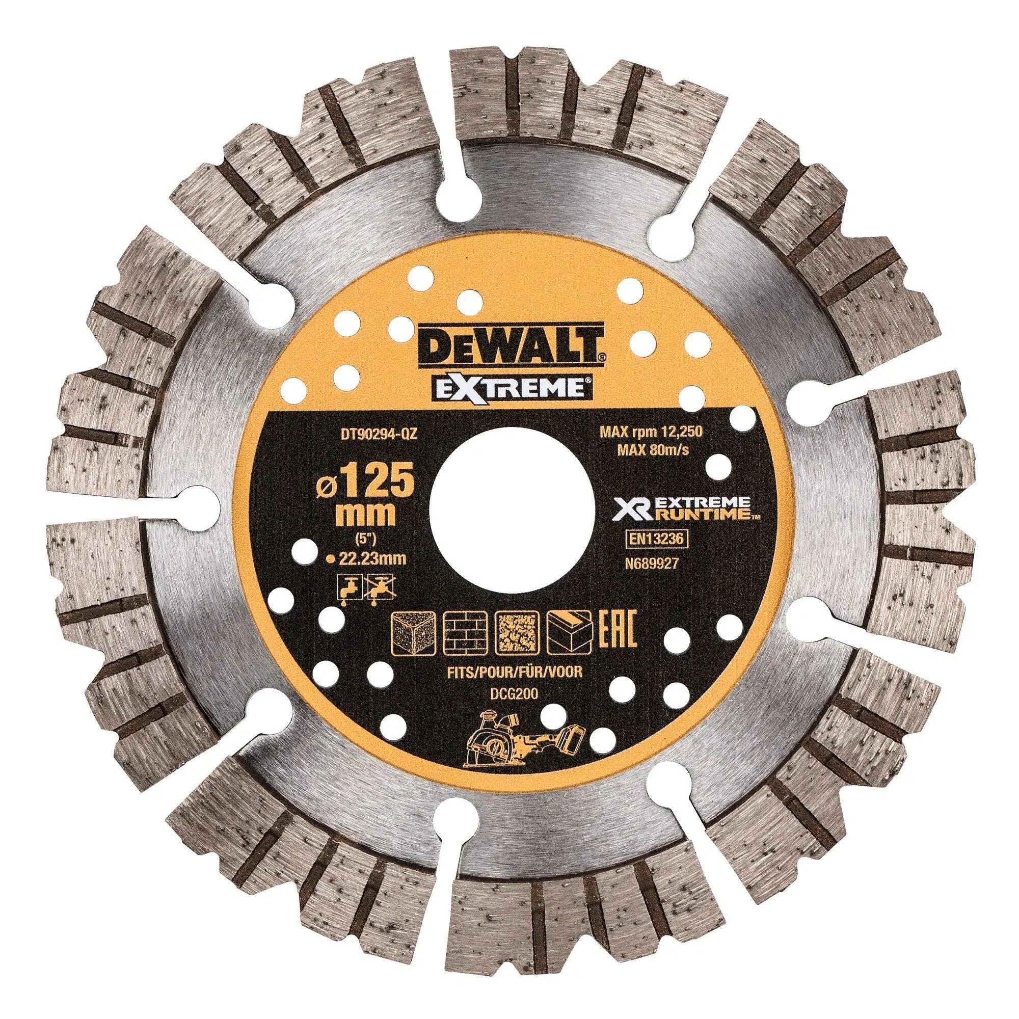 DeWALT DT90294 Diamantschijf Universeel 125mm afbeelding 1
