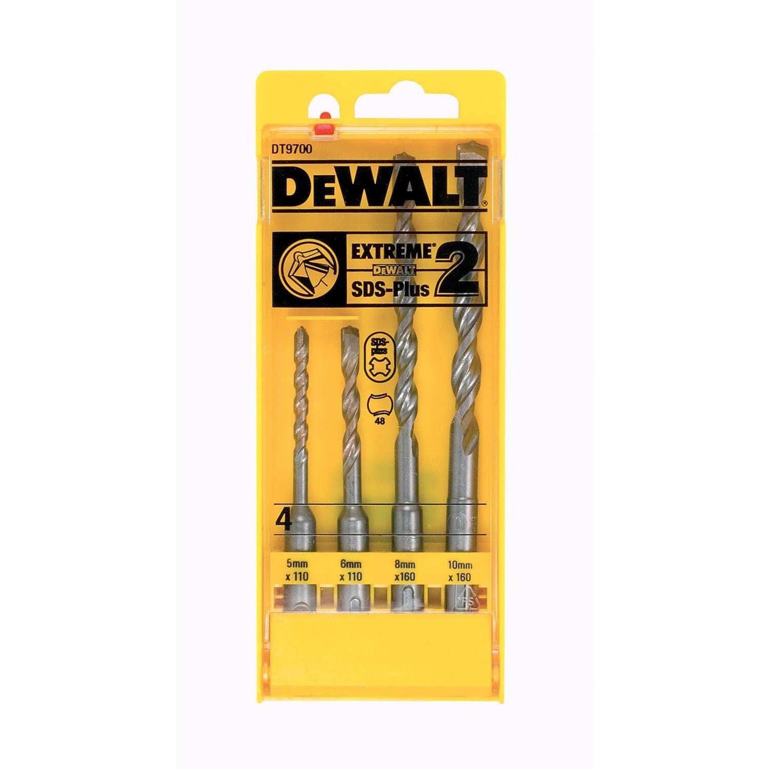 DeWALT DT9700 Borenset SDS-Plus EXTREME 2™ 4-delig