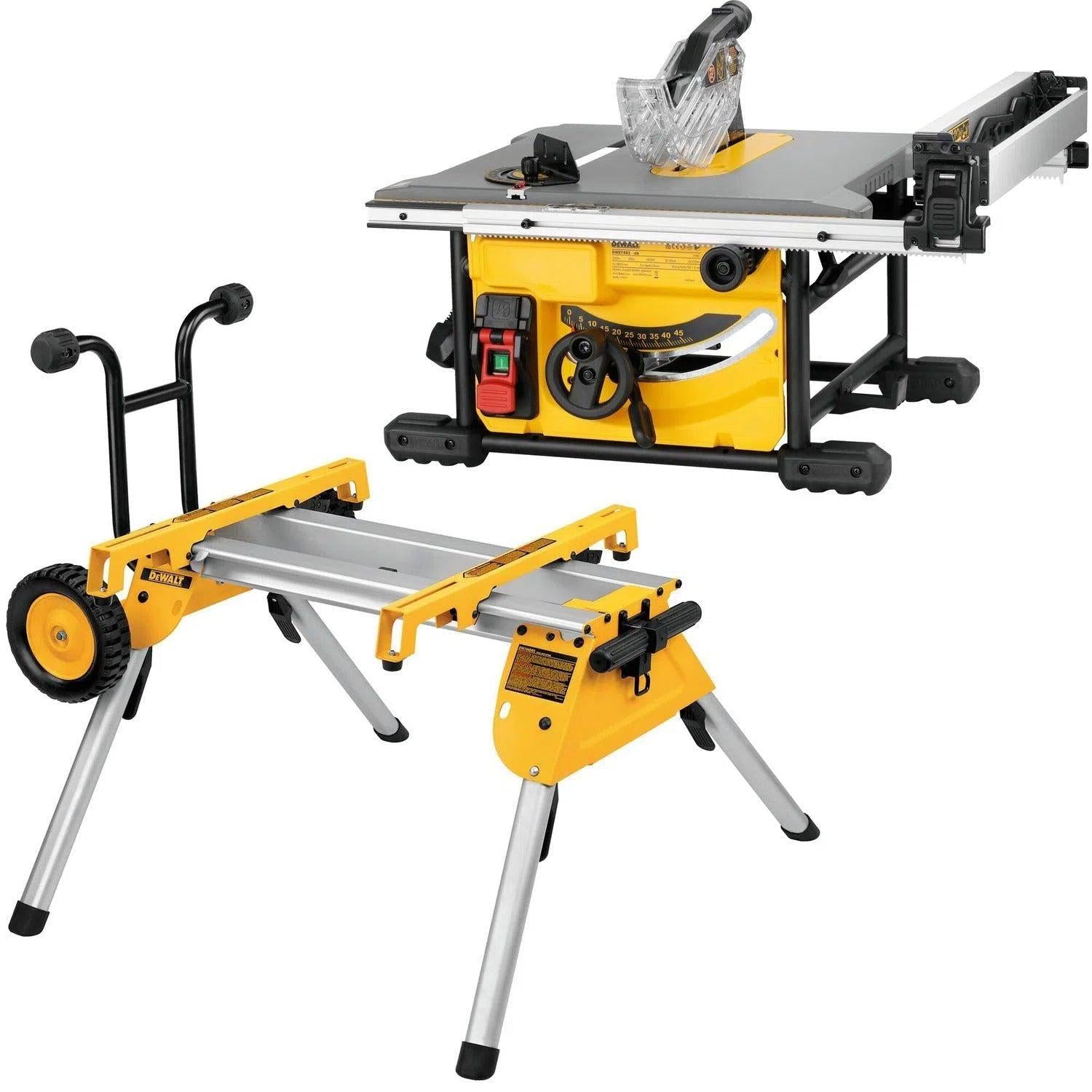 DeWALT DWE7485RS Zaagtafel + Rijdbaar Onderstel