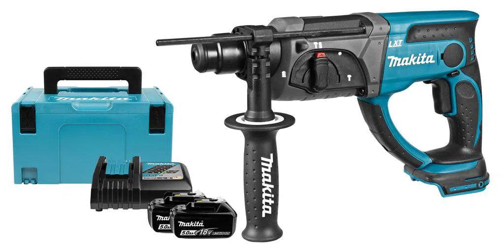 Makita DHR202RTJ Accu combihamer SDS-Plus 1,9J 18V 5.0Ah in Mbox afbeelding 1