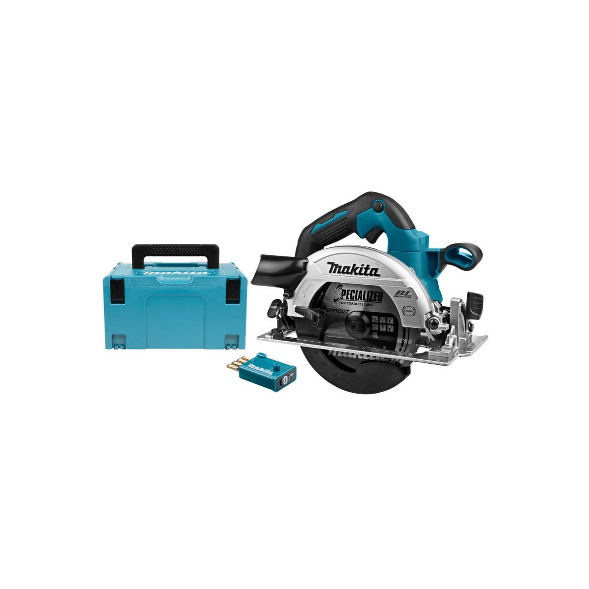 Makita DHS661ZJU Accu Cirkelzaag 165mm AWS 18V Basic Body in Mbox