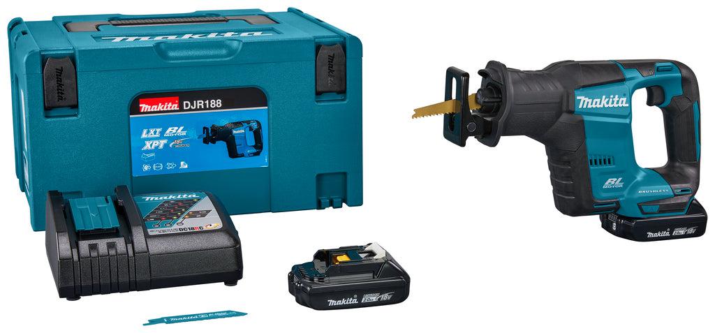 Makita DJR188RAJ Accu Reciprozaag 18V 2.0Ah in Mbox afbeelding 1