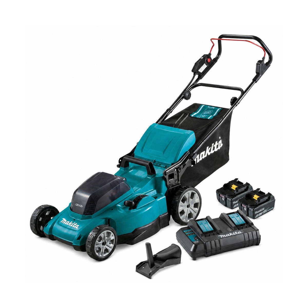 Makita DLM480CT2 Accu Grasmaaier 48cm 2x18V 5.0Ah