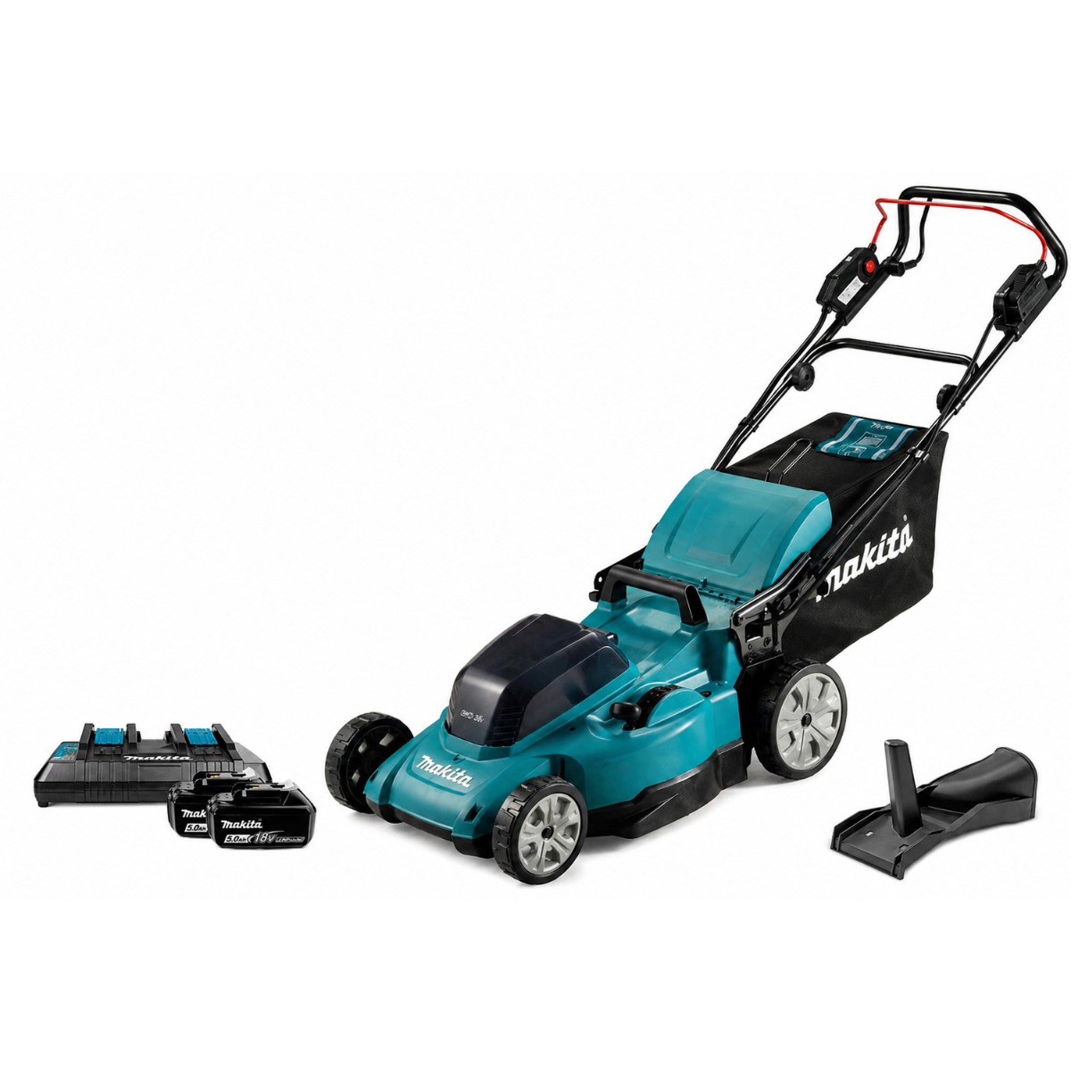 Makita DLM481PT2 Accu Grasmaaier 48cm 2x18V 5.0Ah