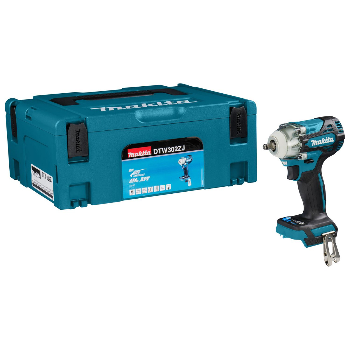Makita DTW302ZJ Accu slagmoersleutel lange as 300Nm 3/8" frictiering 18V Basic Body afbeelding 1