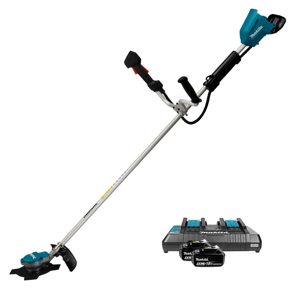 Makita DUR368APT2 Accu Bosmaaier U-Greep 2x18V 5.0Ah afbeelding 1