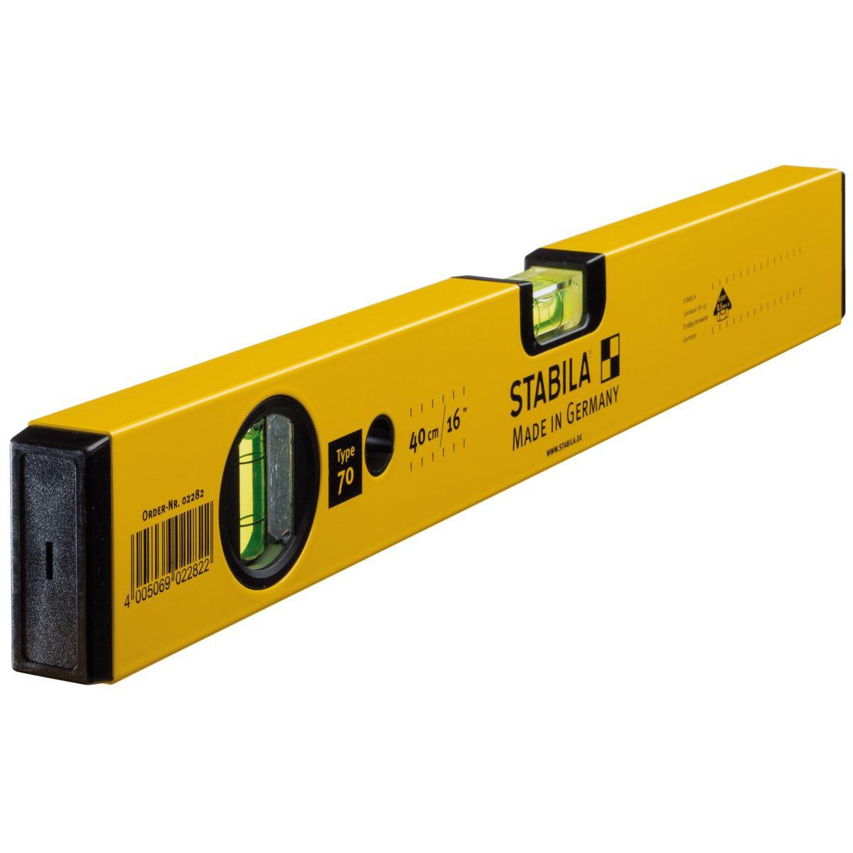 STABILA Type 70 waterpas 40cm - 02282 afbeelding 1