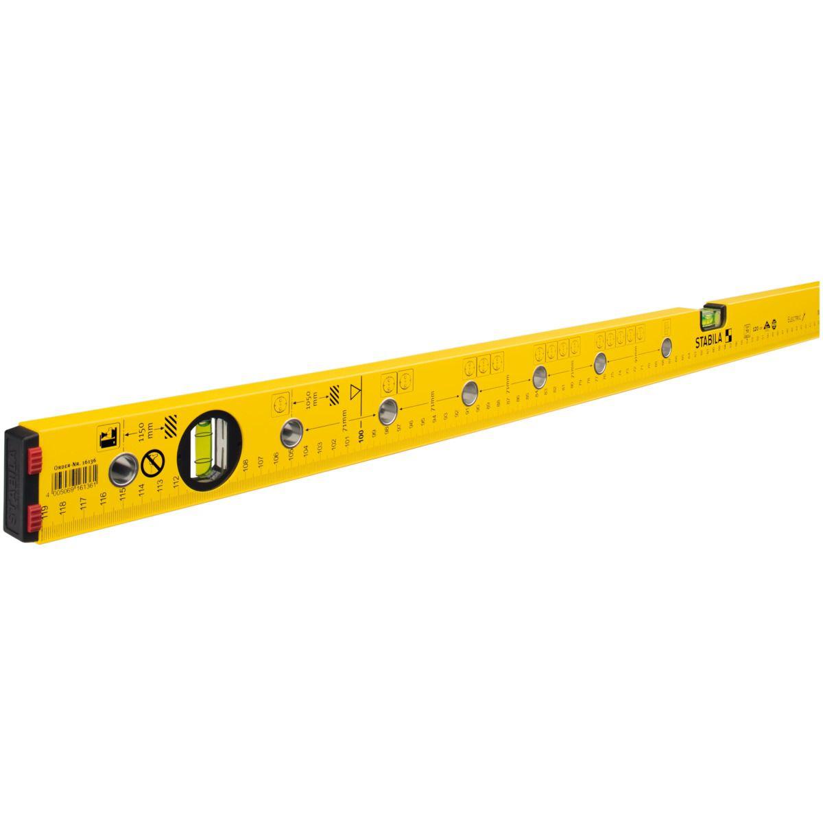 STABILA Type 70 electric waterpas elektricien 120cm - 16136 afbeelding