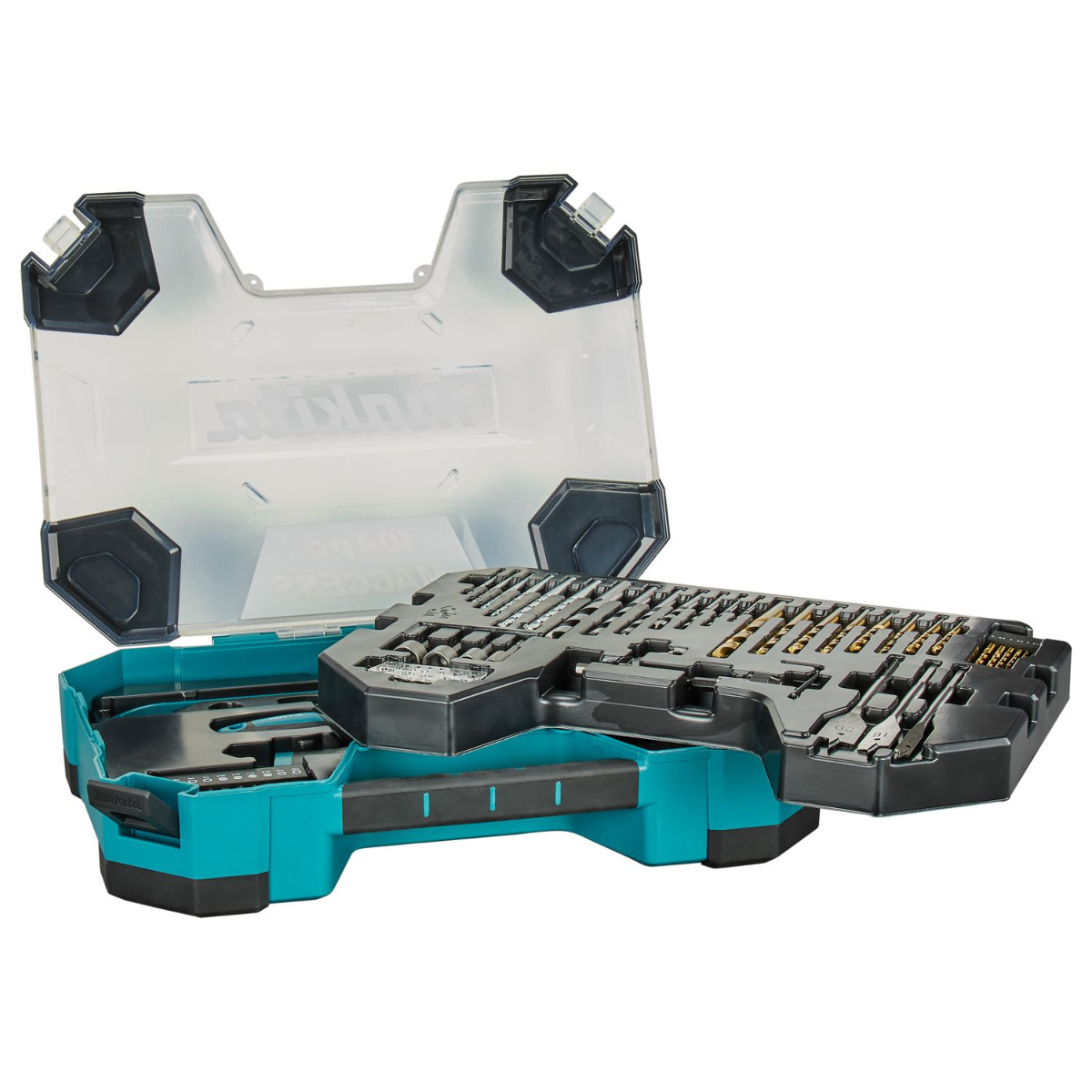 Makita E-22604 Boor- en schroefbitset 104-delig in koffer afbeelding 1