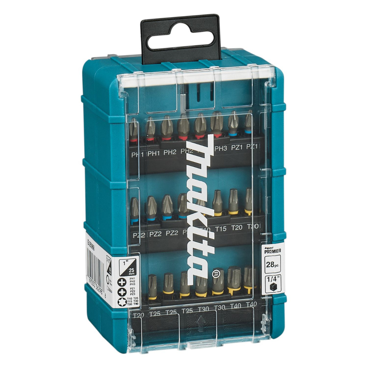 Makita E-25068 Impact Premier slagschroefbitset 28-delig afbeelding 1