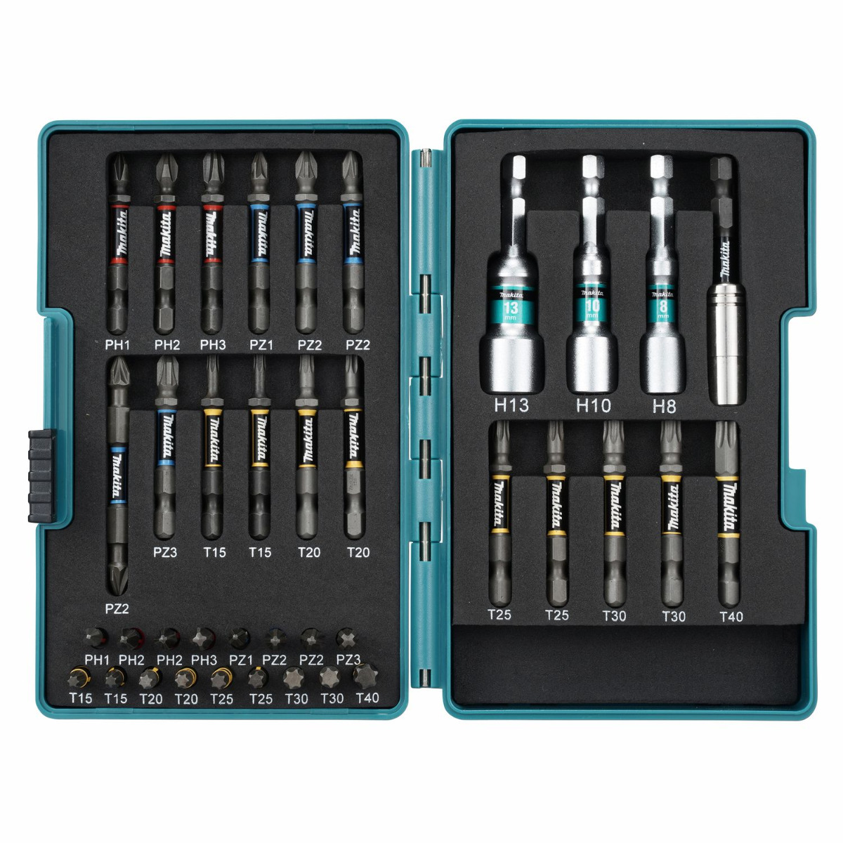 Makita E-26179 Impact Premier slagschroefbitset 38-delig