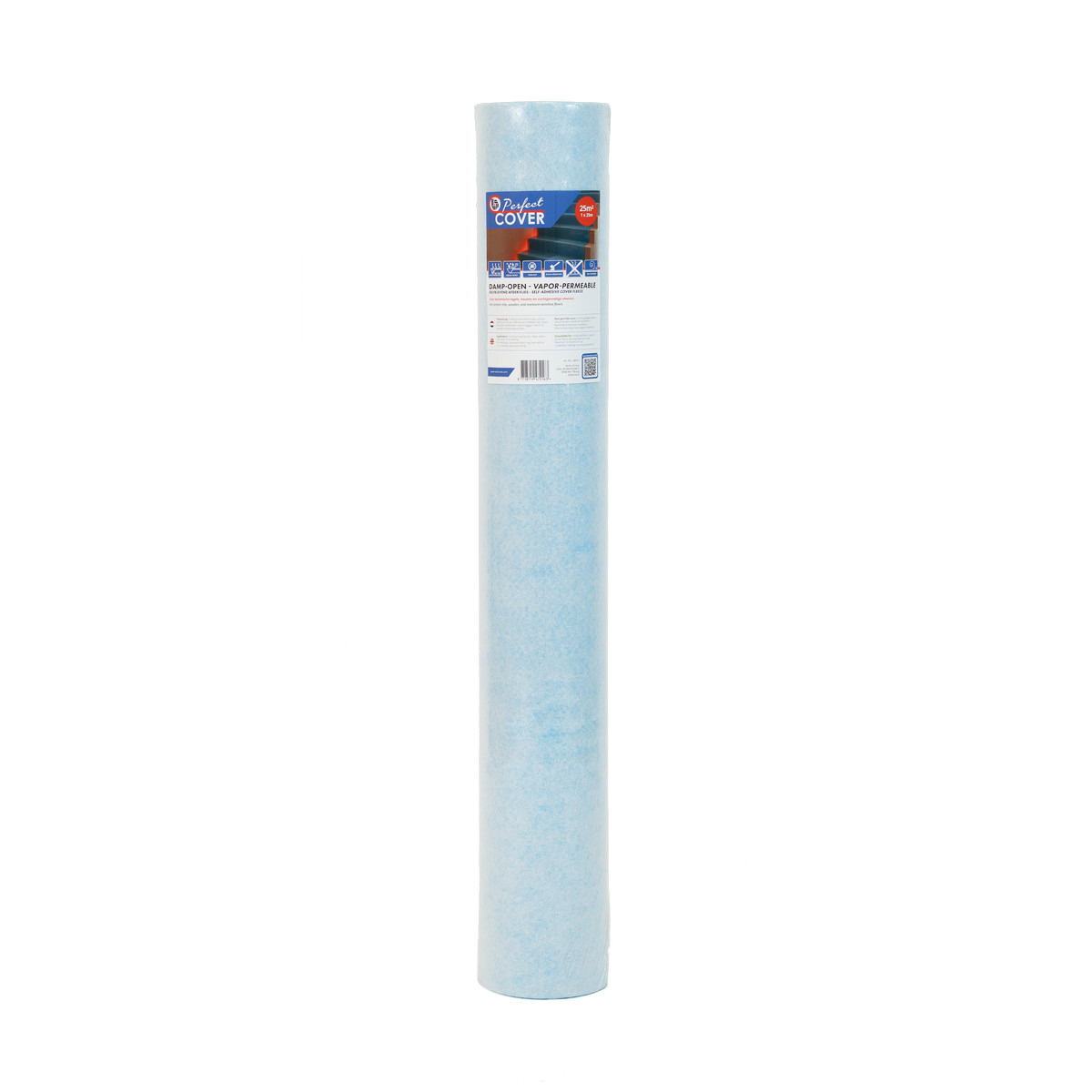 Perfect Cover® Damp-open zelfklevend afdekvlies 1m x 25m - 28425 afbeelding