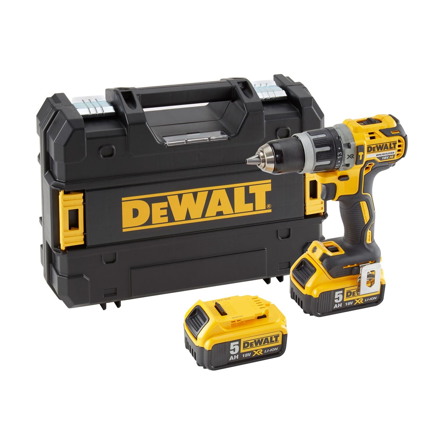 DeWALT DCD796P2 Accu klop-/schroefboormachine 18V XR 5.0Ah in TSTAK afbeelding 1