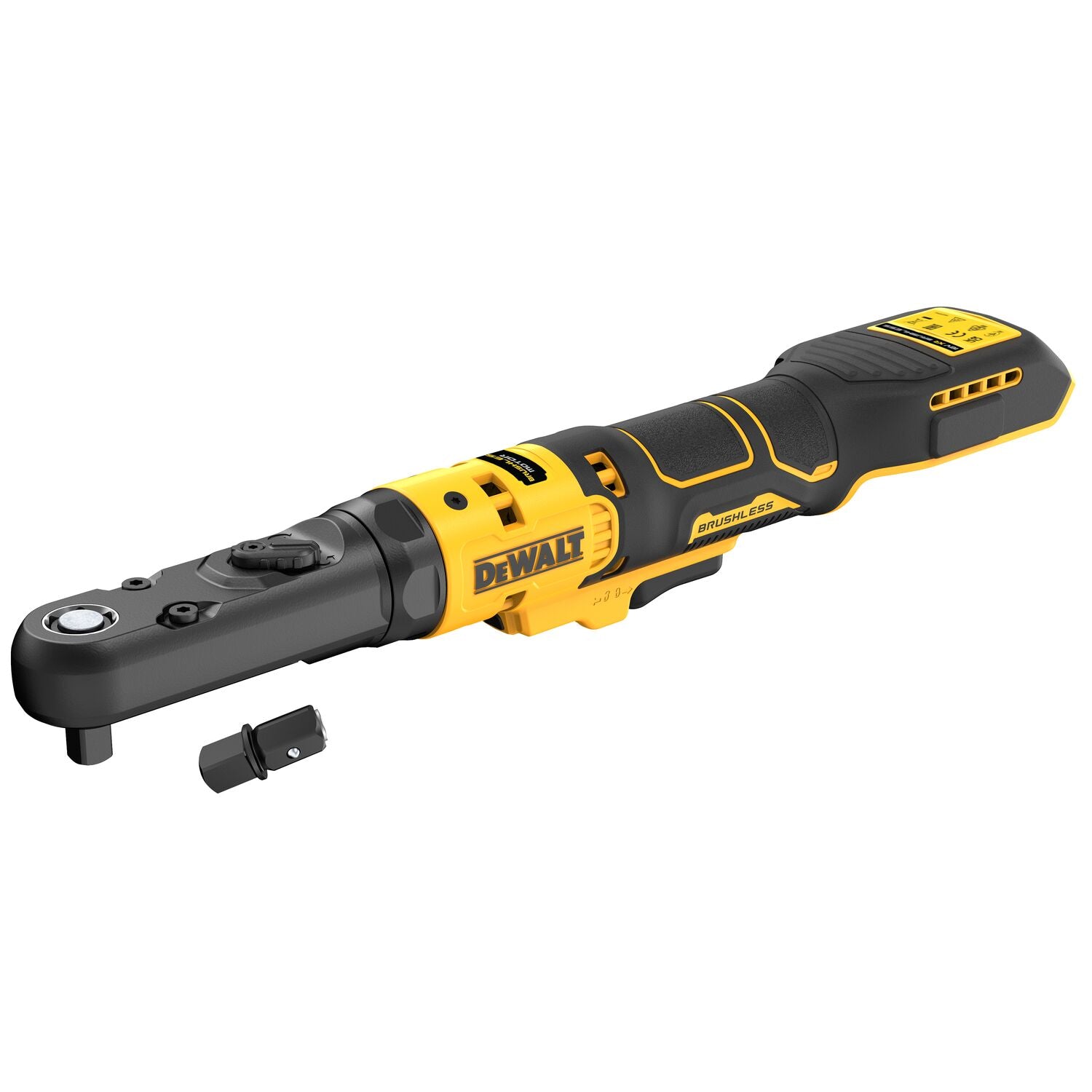 DeWALT DCF510N Accu haakse ratelsleutel 3/8" & 1/4" borgpin 18V XR Basic Body