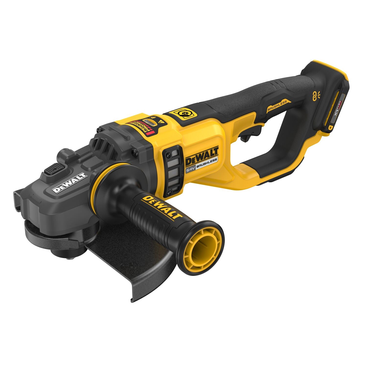 DeWALT DCG460N Accu Haakse Slijper 230mm 54V XR FlexVolt Basic Body afbeelding 1