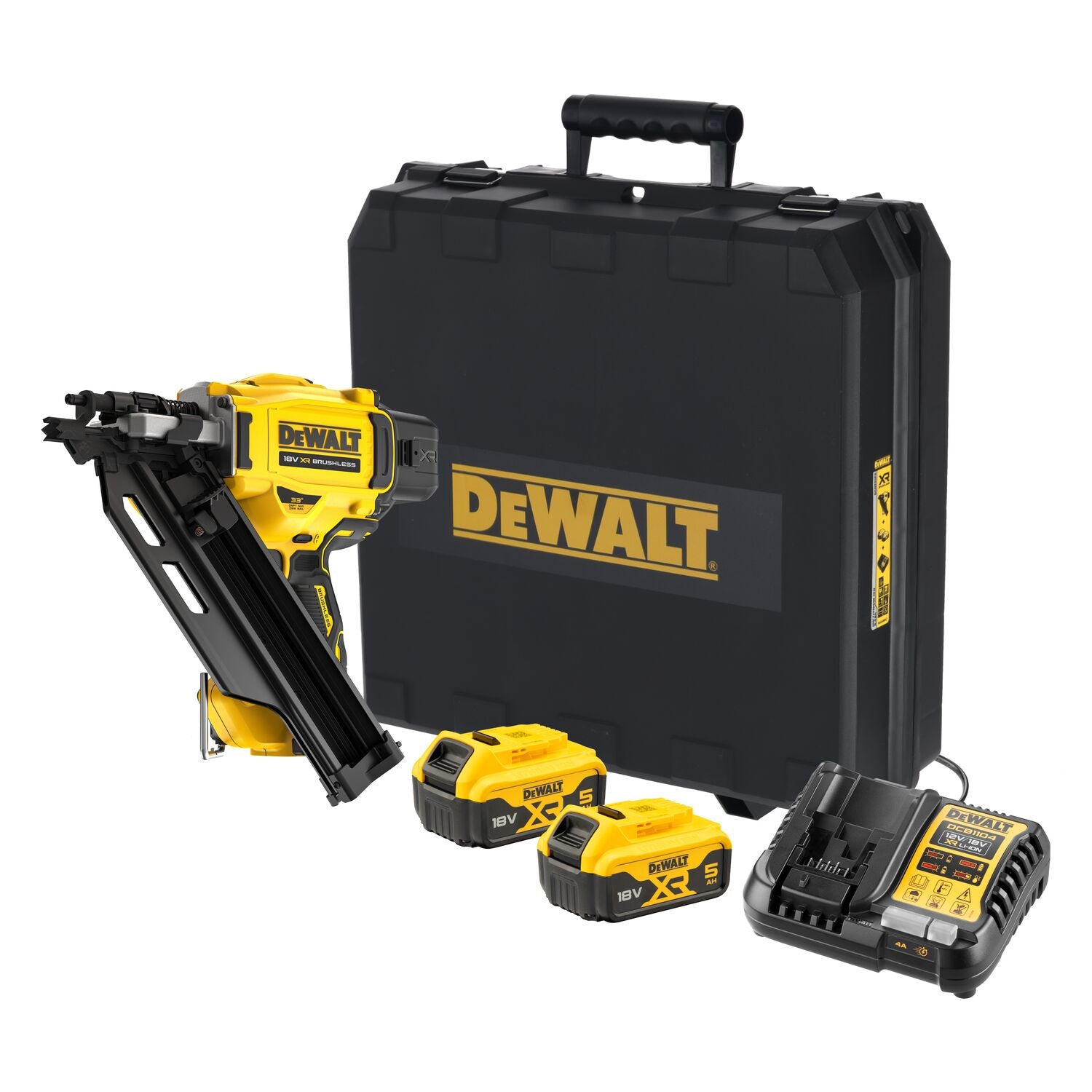 DeWALT DCN930P2 Accu constructie tacker enkelshot + bumpfire 18V XR 5.0Ah in TSTAK afbeelding 1