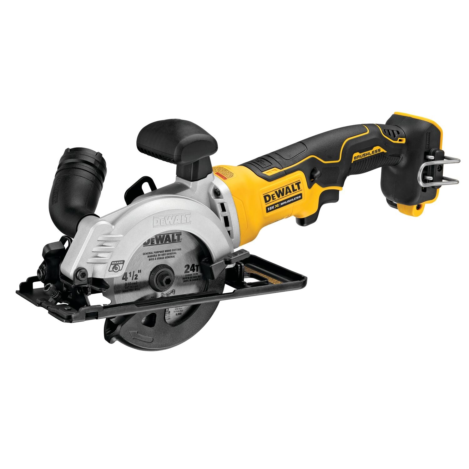 DeWALT DCS571N Accu ultra compact cirkelzaag 115mm 18V XR Basic Body