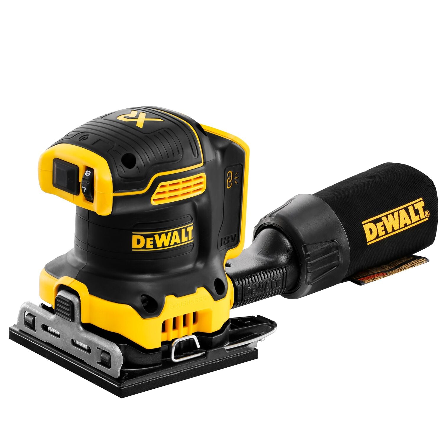 DeWALT DCW200N Accu vlakschuurmachine 18V XR Basic Body