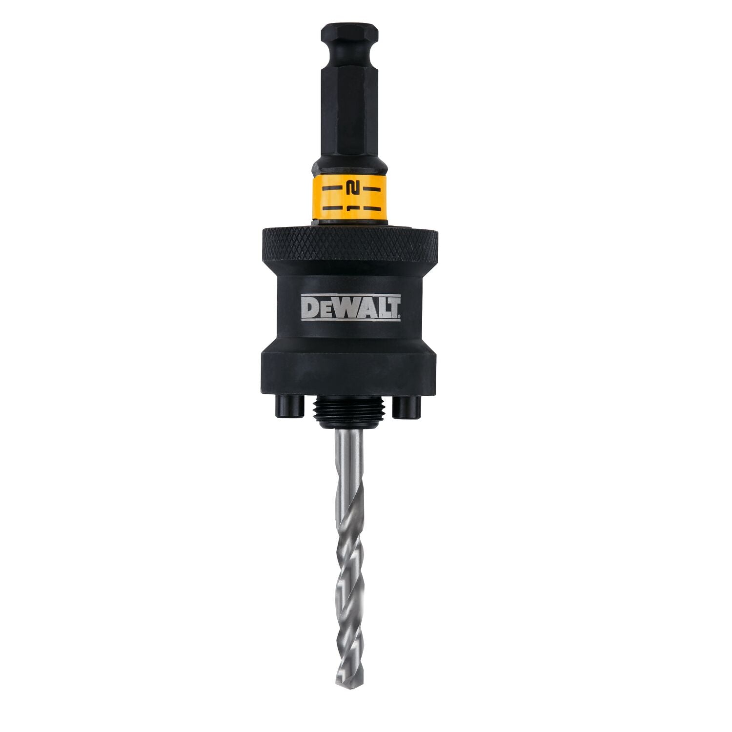 DeWALT DT20625 Quick Connect Adapter 1/2" voor 32-210mm Gatzagen met Multimaterial Centreerboor afbeelding