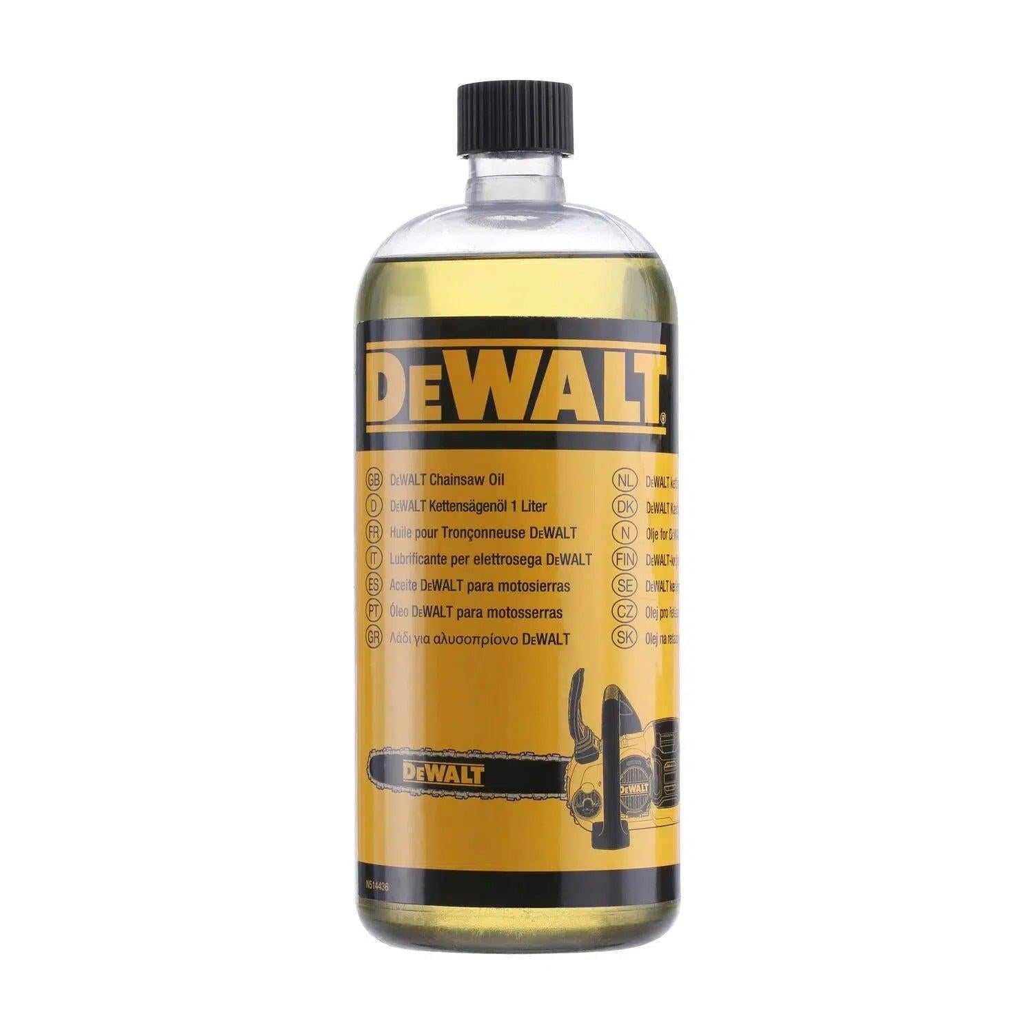 DeWALT DT20662 Kettingzaagolie 1L voor DCM modellen afbeelding 1