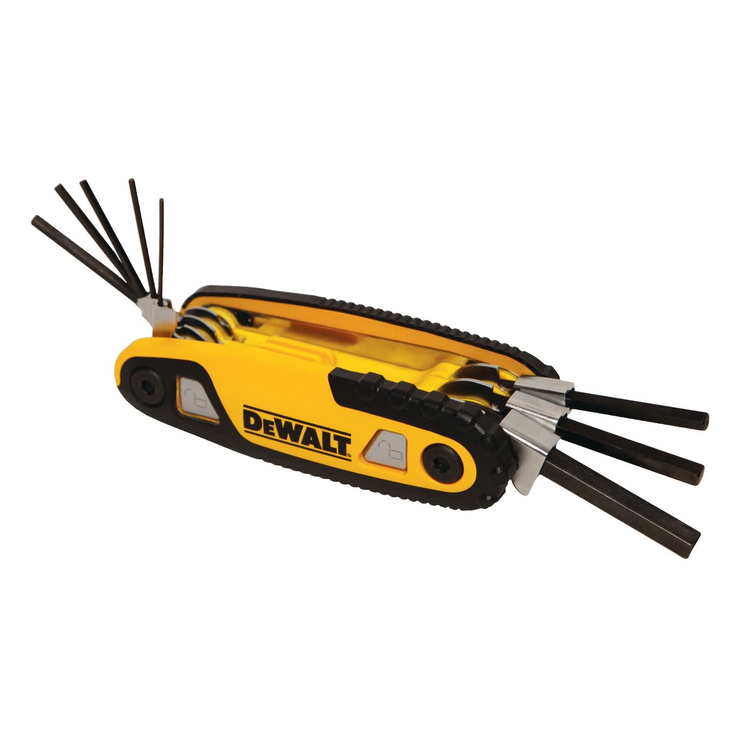 DeWALT DWHT0-70263 Vergrendelbare Stiftsleutelset Hex 8-delig afbeelding 1