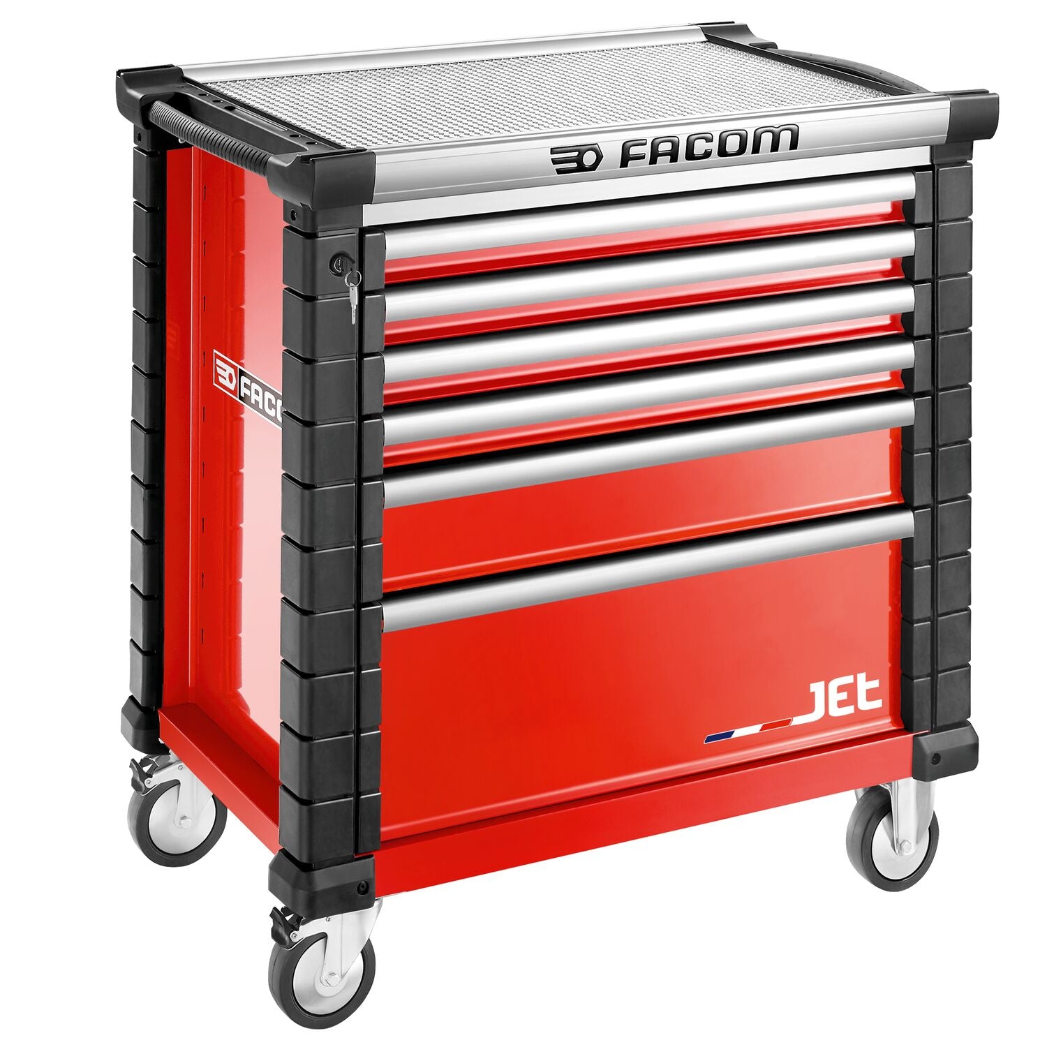 Facom JET Gereedschapswagen Rood met 6 laden M4 - JET.6M4A afbeelding