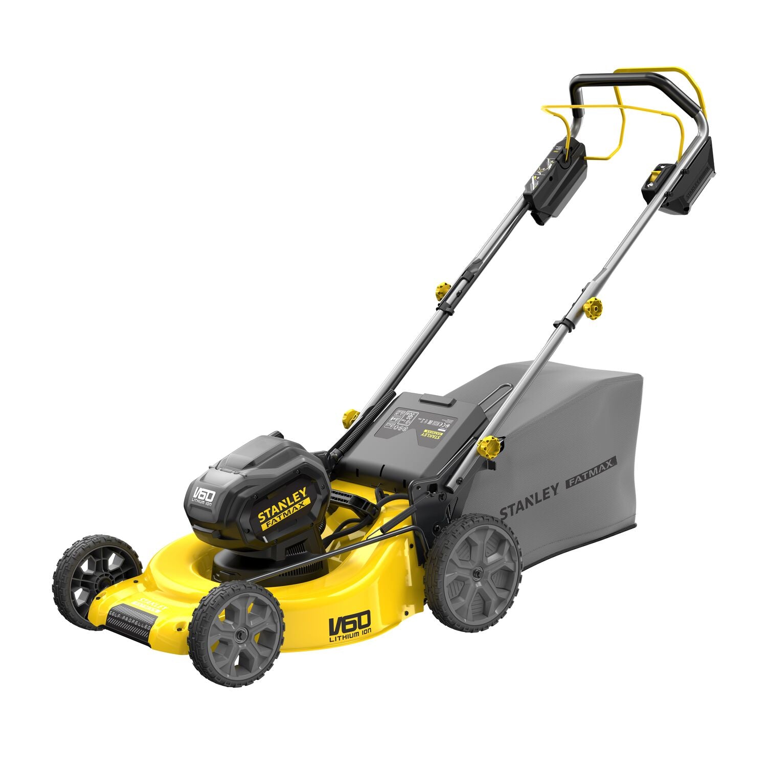 Stanley SFMCMS2653B FATMAX® V60 Accu grasmaaier 53cm met wielaandrijving 54V Basic Body afbeelding
