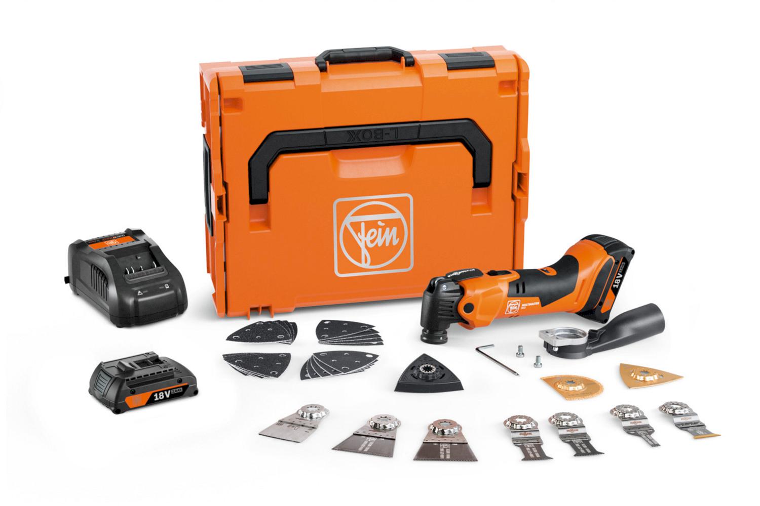 Fein Multimaster AMM 500 PLUS TOP Accu multitool + accessoires 18V AMPShare 2.0Ah in L-Boxx - 71293864000 afbeelding