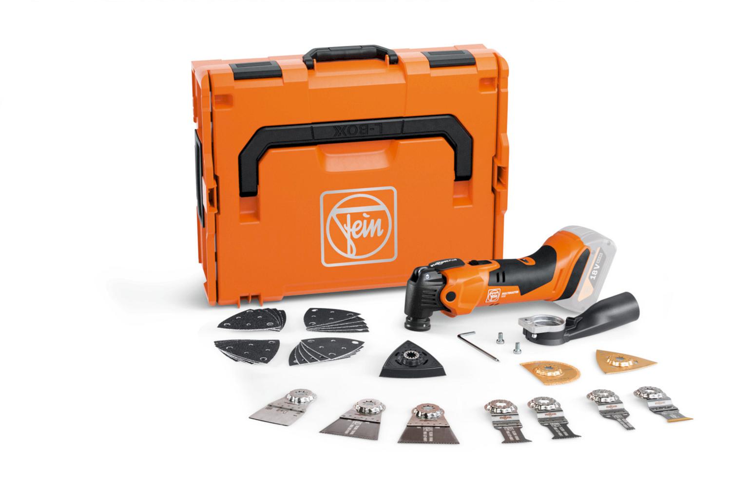 Fein Multimaster AMM 500 PLUS TOP Accu multitool + accessoires 18V AMPShare Basic Body in L-Boxx - 71293863000 afbeelding