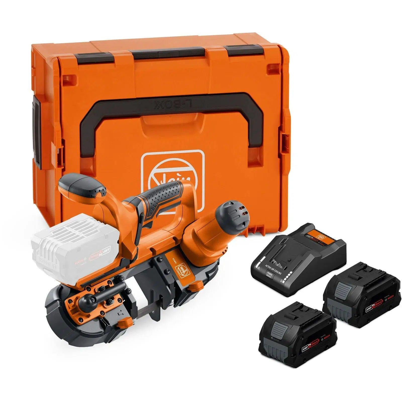 Fein ABAS 18-63 AS Accu bandzaag 18V AMPShare ProCORE 8.0Ah in L-Boxx - 71350162000 afbeelding