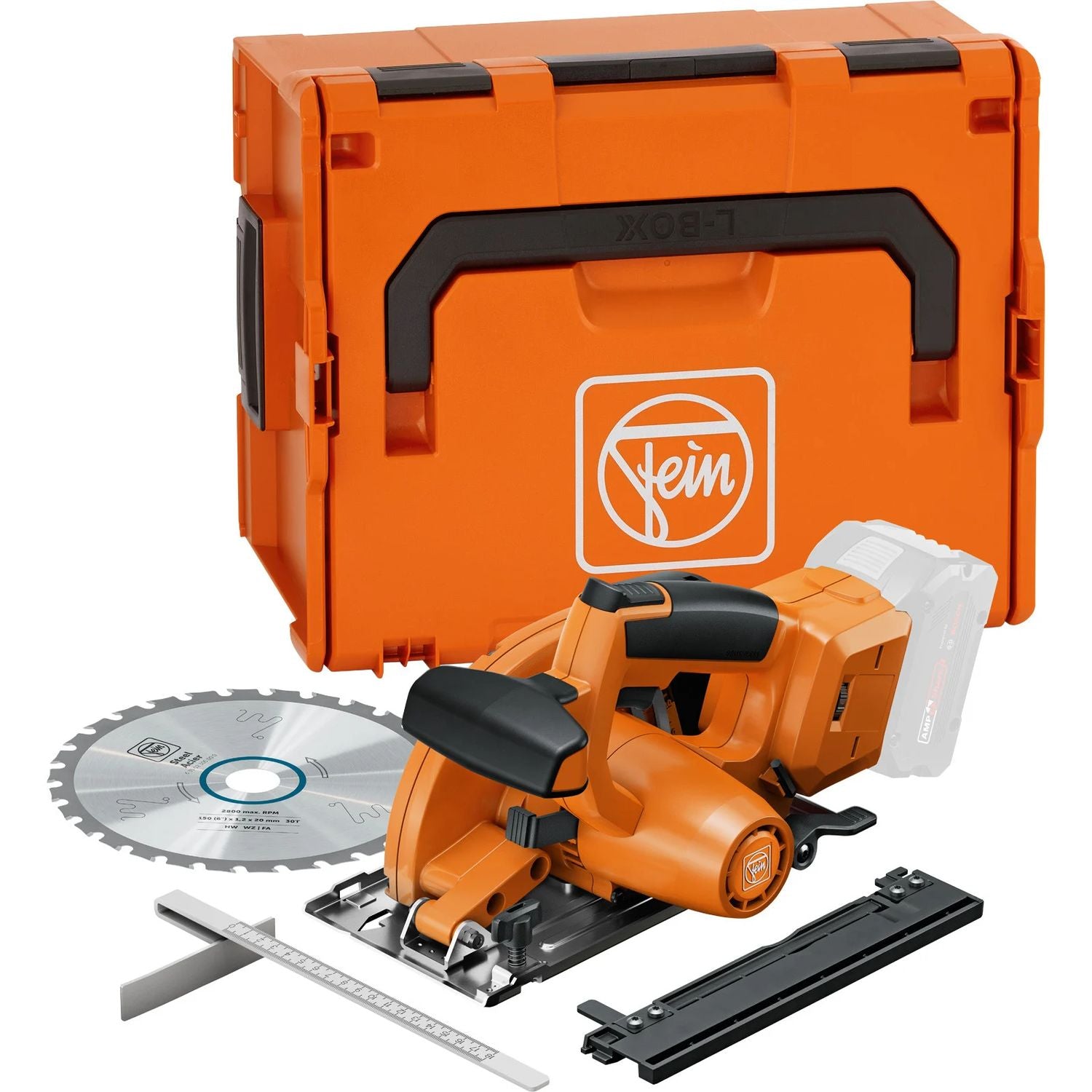 Fein F-IRON Cut 57 AS Accu metaal cirkelzaag 150mm 18V AMPShare Basic Body in L-Boxx - 71360461000 afbeelding