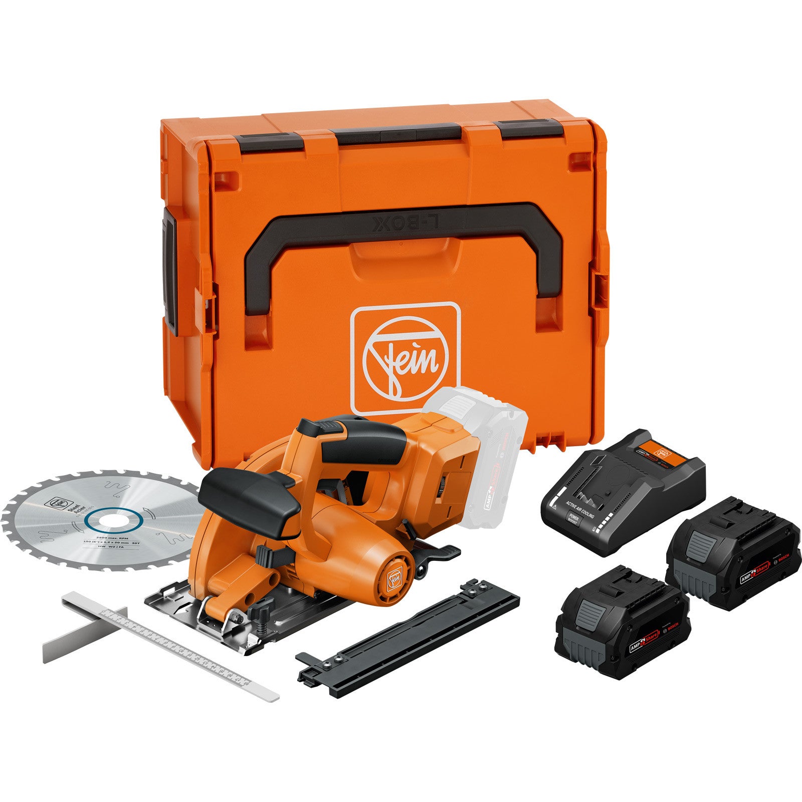 Fein F-IRON Cut 57 AS Accu metaal cirkelzaag 150mm 18V AMPShare ProCORE 8.0Ah in L-Boxx - 71360462000