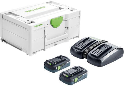 Festool SYS 18V 2x4,0/TCL 6 DUO Energie-set 18V in Systainer - 577109 afbeelding 1