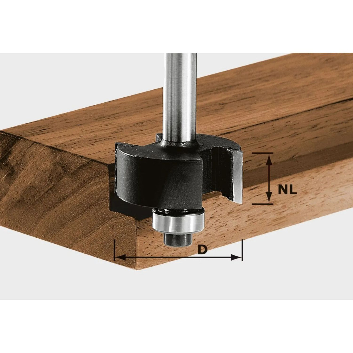 Festool HW S8 D31,7/NL 12,7 Sponningfrees - 491022