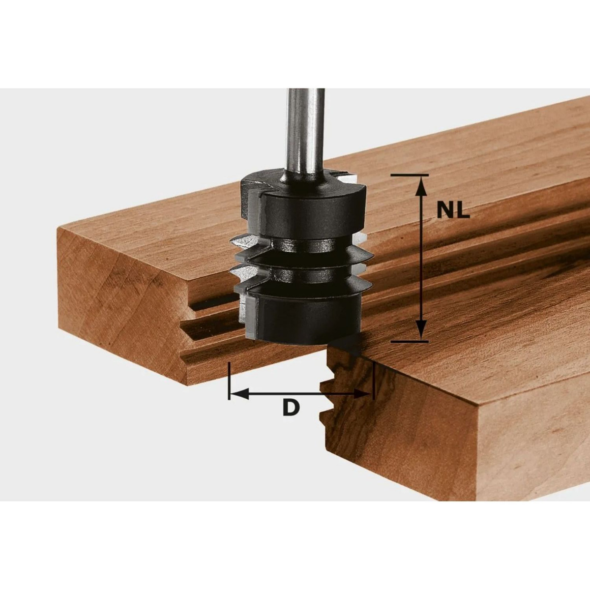 Festool HW S8 D34/NL32 Verlijmfrees - 491034