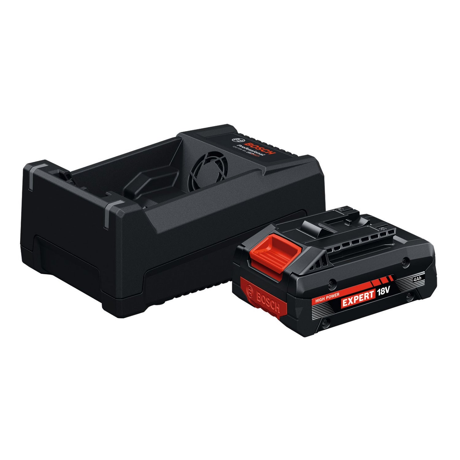 Bosch Professional EXBA18V-40 EXPERT – Starterset: EXBA18V-40 4.0Ah EXPERT accu + GAL 12V/18V-80 lader