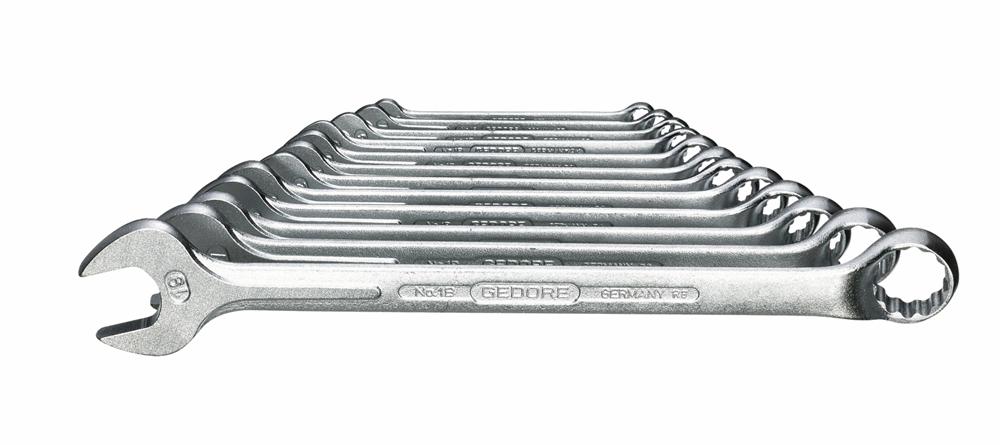Gedore 1 B-0112 Ringsteeksleutelset 12-delig 6-19mm - 6012840 afbeelding 1