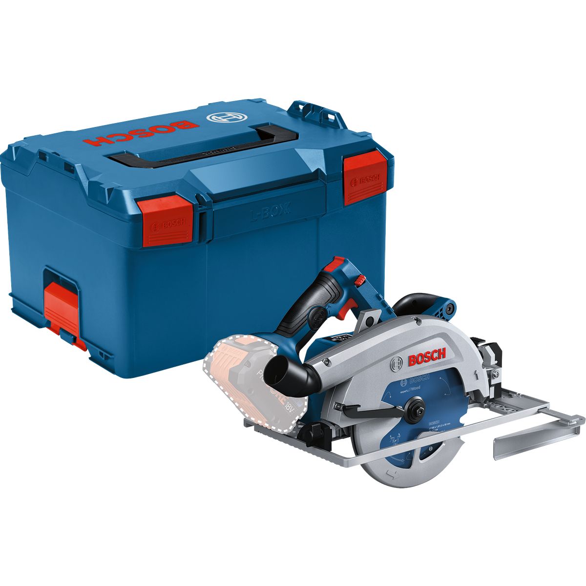 Bosch Professional PRO GKS 18V-68 G Accu cirkelzaag 190mm 18V Basic Body in L-Boxx - 06016C9100