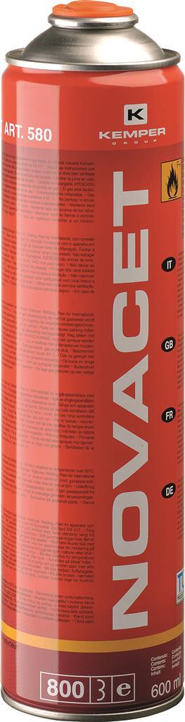 GYS 600ml gasvulling (330g gas) NOVACET GAS- 5193040434 afbeelding