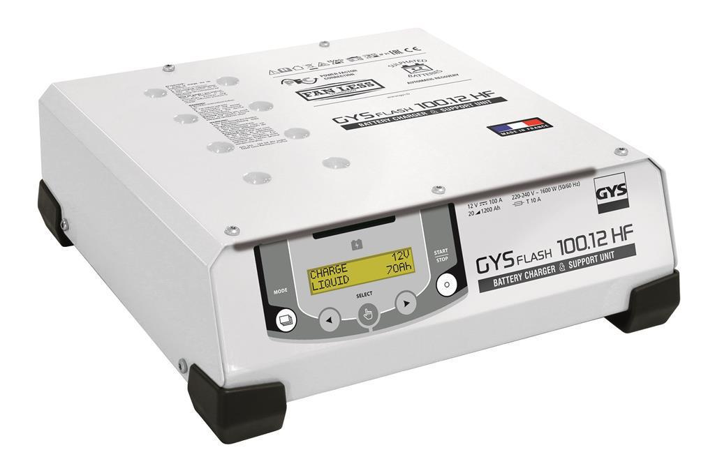 GYS GYSFLASH 100.12 HF (2,5m) acculader - 029071 afbeelding