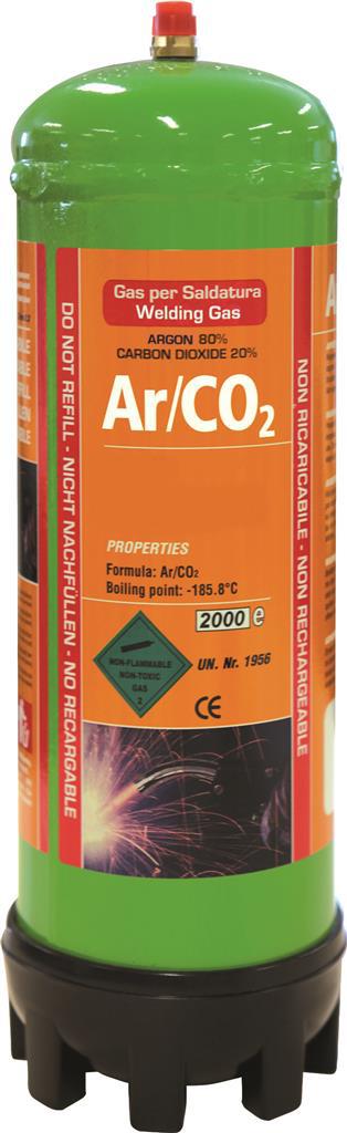GYS Wegwerpgasfles Argon/CO2 1.8L- 5193043664 afbeelding