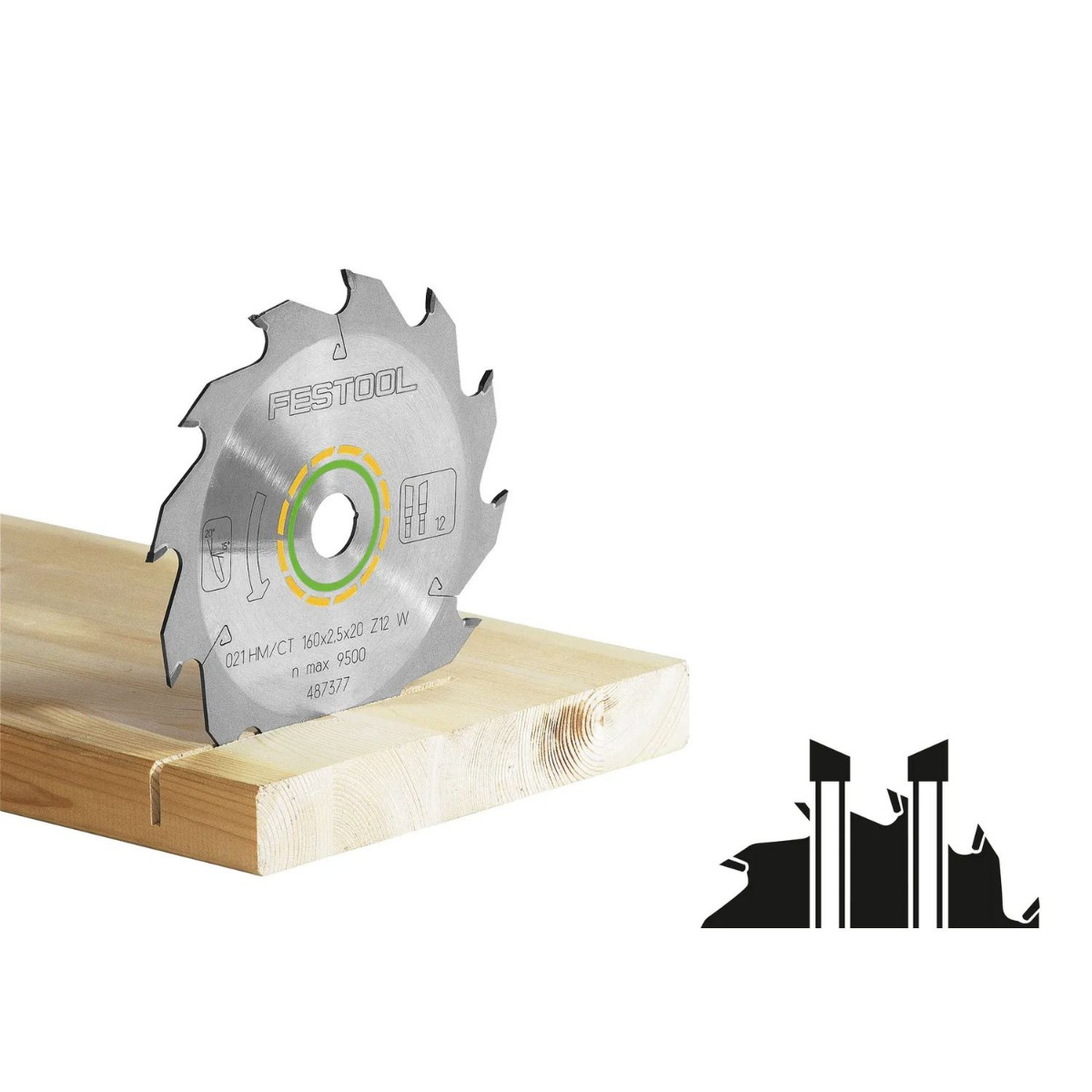 Festool HW 210x2,6x30 W18 Cirkelzaagblad - 493197