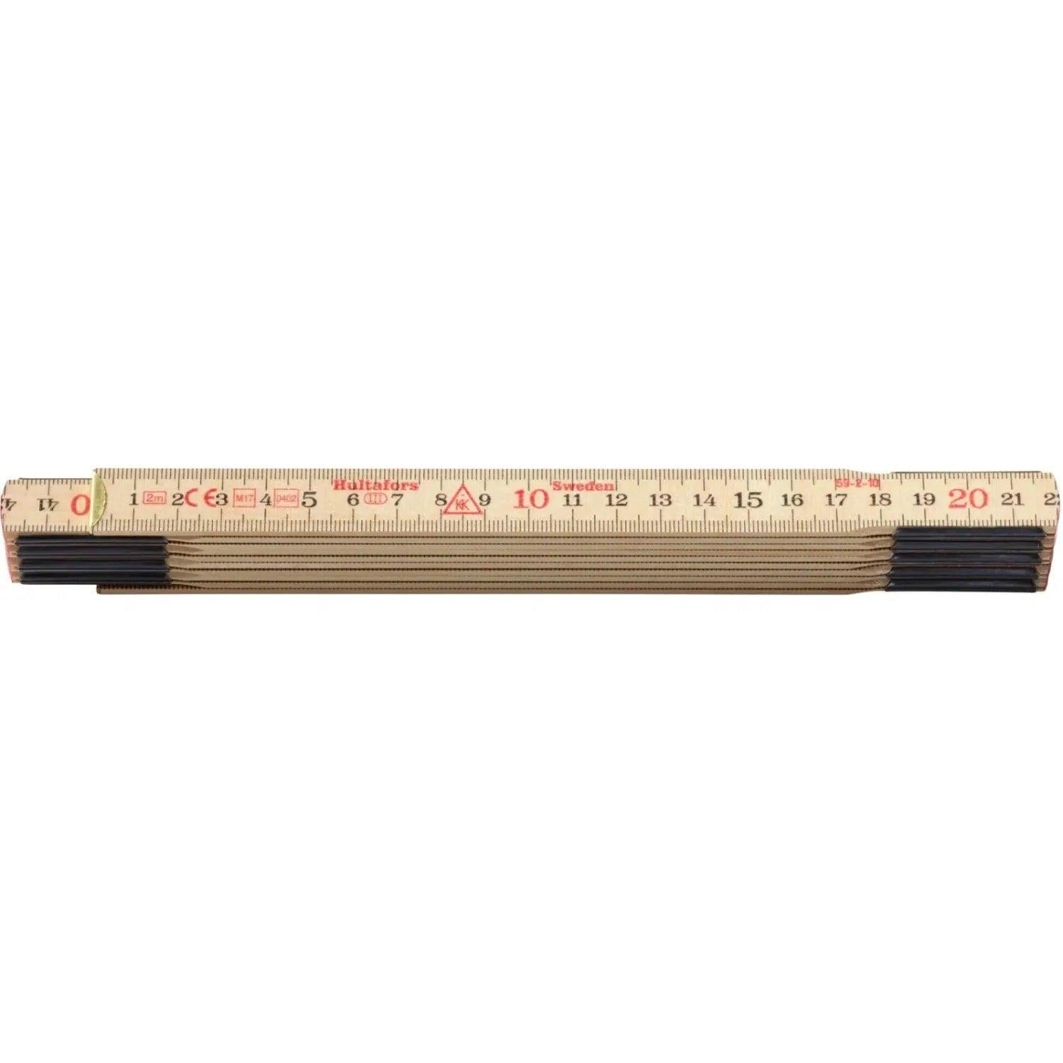 Hultafors Duimstok 59 2m 10-delig - HU100004 afbeelding