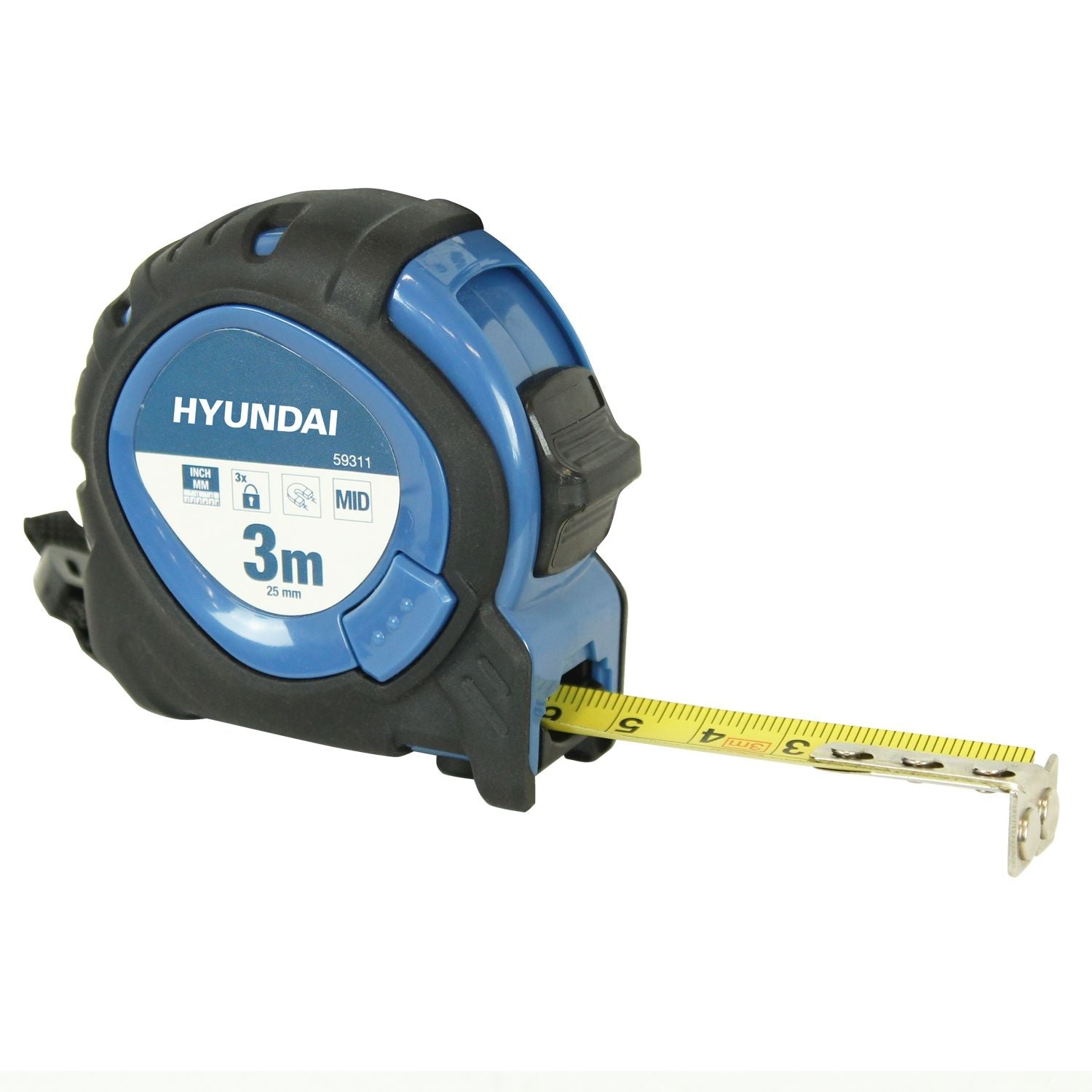 Hyundai Rolbandmaat 3 meter MID - 59311 afbeelding