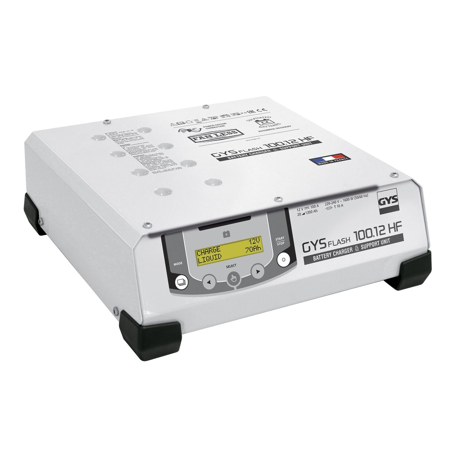 GYS GYSFLASH 100.12 HF (5m) acculader - 029415 afbeelding