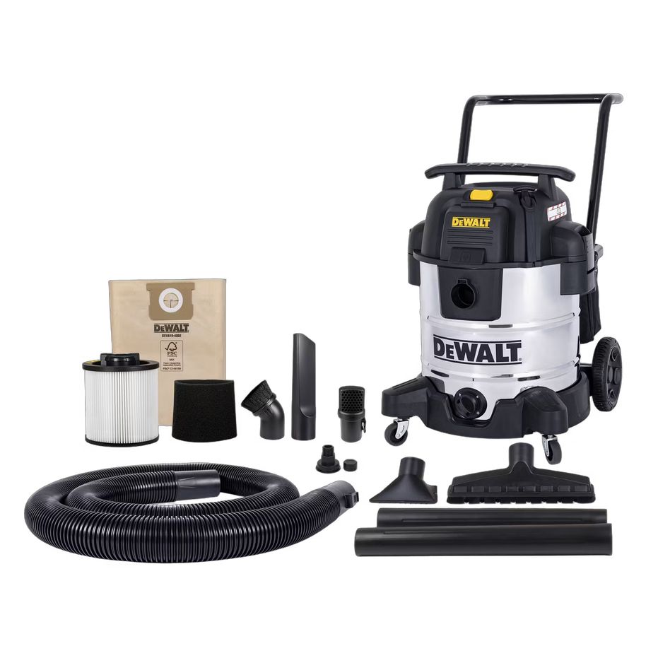 DeWALT Nat/droog Stofzuiger RVS - 50L